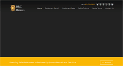 Desktop Screenshot of brcrentals.com